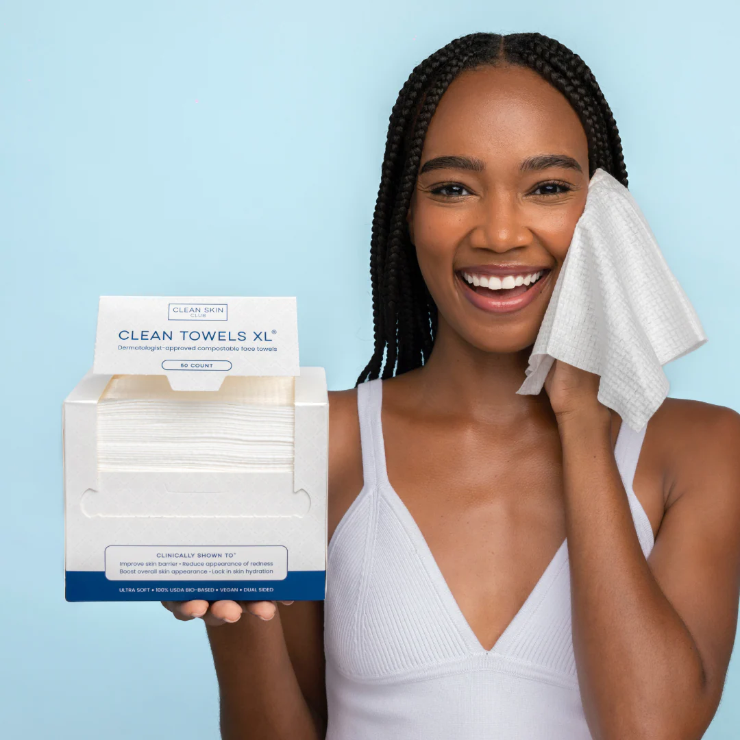Clean Towels XL       The face towel that improves your skin（ two packs）
