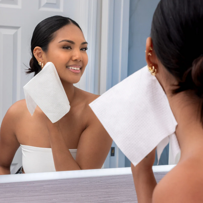 Clean Towels XL       The face towel that improves your skin（ two packs）